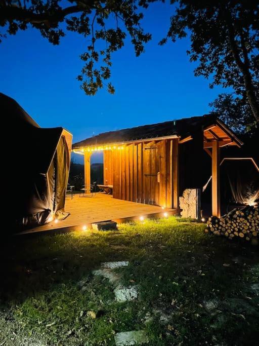 Dome Insolite Cedre Jacuzzi Et Petits Dejeuners Inclus Lagraulet-du-Gers Exterior photo