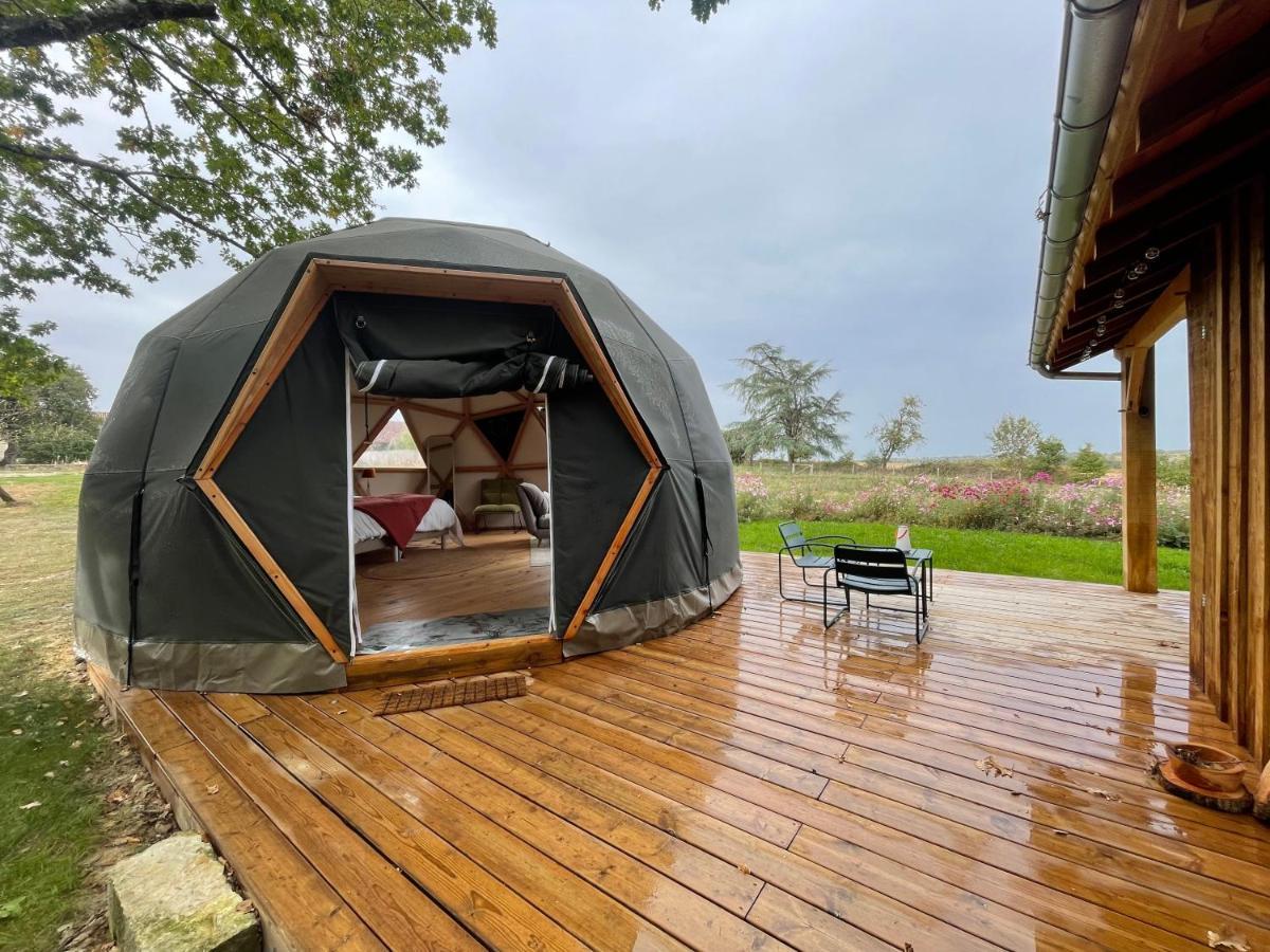 Dome Insolite Cedre Jacuzzi Et Petits Dejeuners Inclus Lagraulet-du-Gers Exterior photo