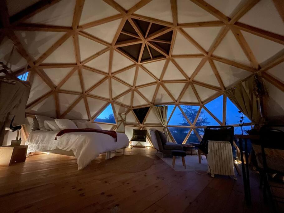 Dome Insolite Cedre Jacuzzi Et Petits Dejeuners Inclus Lagraulet-du-Gers Exterior photo